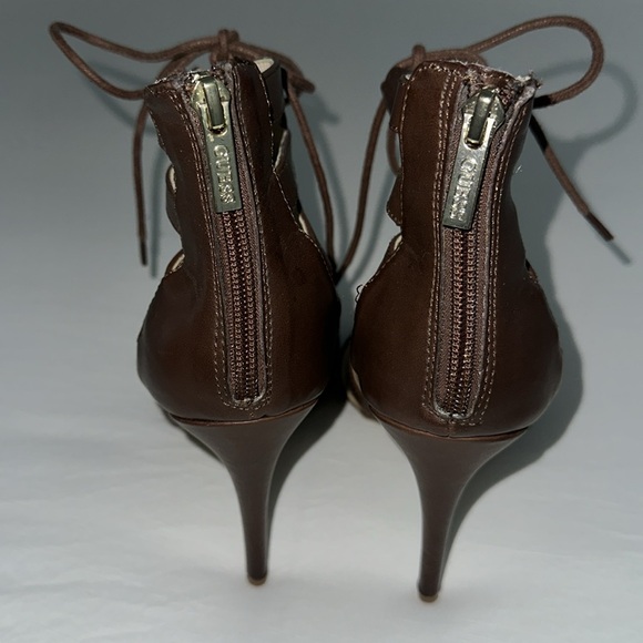 Guess leather heels laced up - Picture 3 of 4